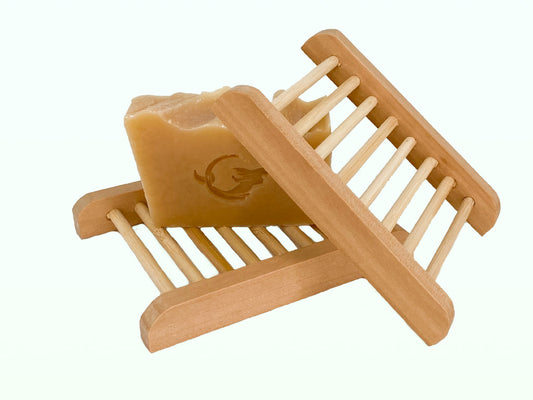 Natural Bamboo Soap Tray - Mermaid Cove Co.